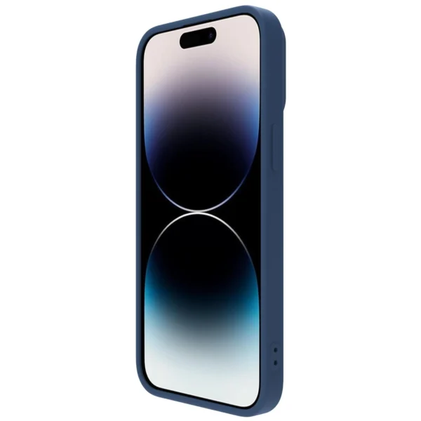 Nillkin CamShield Magnetic Silicone Case iPhone 14 Pro Max Magnetic MagSafe Cover with Camera Protector Blueeng