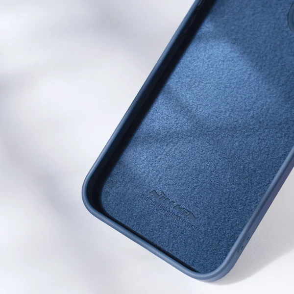 Nillkin CamShield Silky Silicone Case iPhone 14 Pro Case with Camera Protector Blueeng
