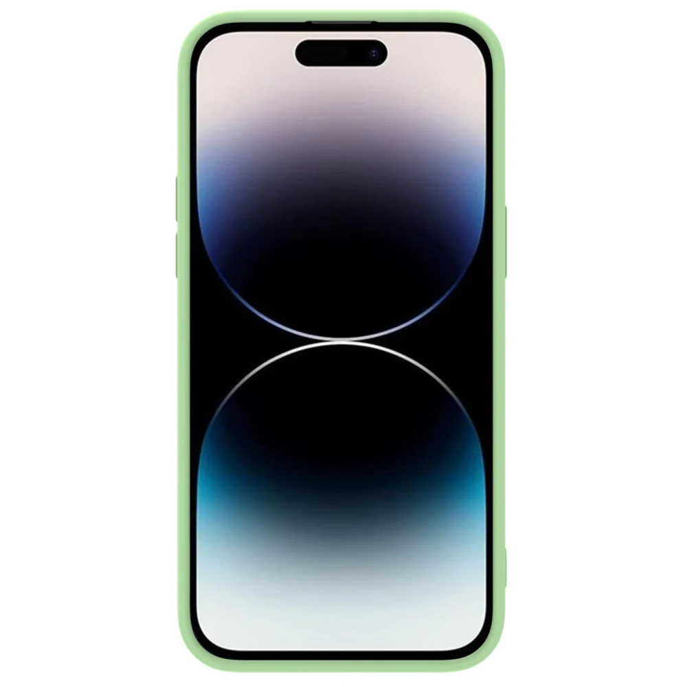 Nillkin CamShield Silky Silicone Case iPhone 14 Pro case with camera cover greeneng