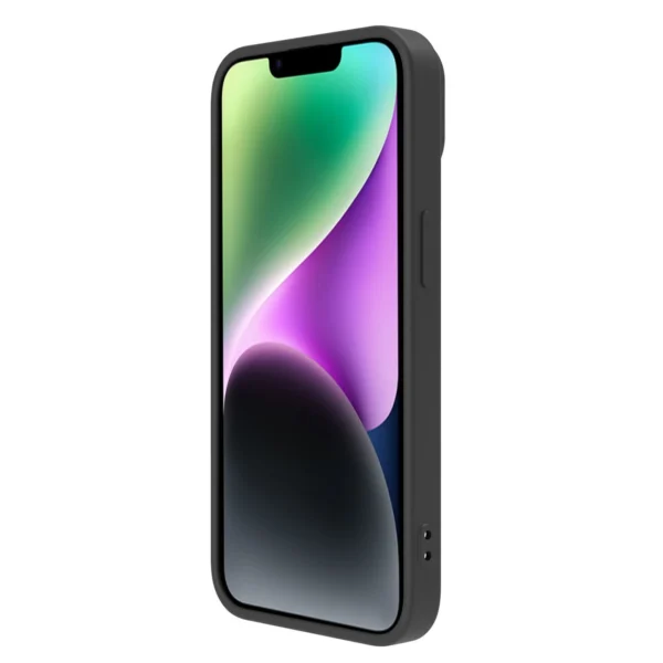 Nillkin CamShield Silky Silicone Case iPhone 14 Plus Case with Camera Protector Blackeng