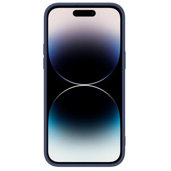 Nillkin CamShield Silky Silicone Case iPhone 14 Pro Max Silicone Cover with Camera Protector Blueeng