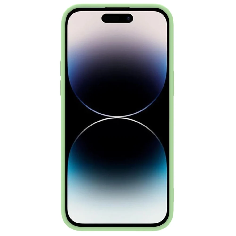 Nillkin CamShield Silky Silicone Case iPhone 14 Pro Max case with camera cover greeneng