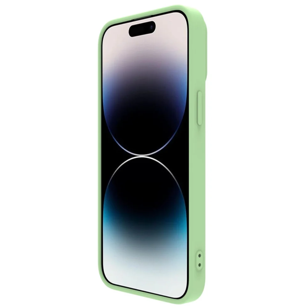 Nillkin CamShield Silky Silicone Case iPhone 14 Pro Max case with camera cover greeneng