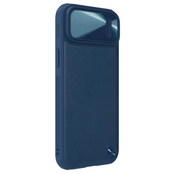 Nillkin CamShield Leather S Case iPhone 14 case cover with camera cover blueeng
