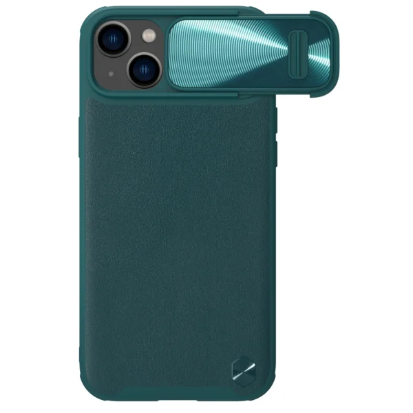 Nillkin CamShield Leather S Case iPhone 14 case cover with camera cover greeneng
