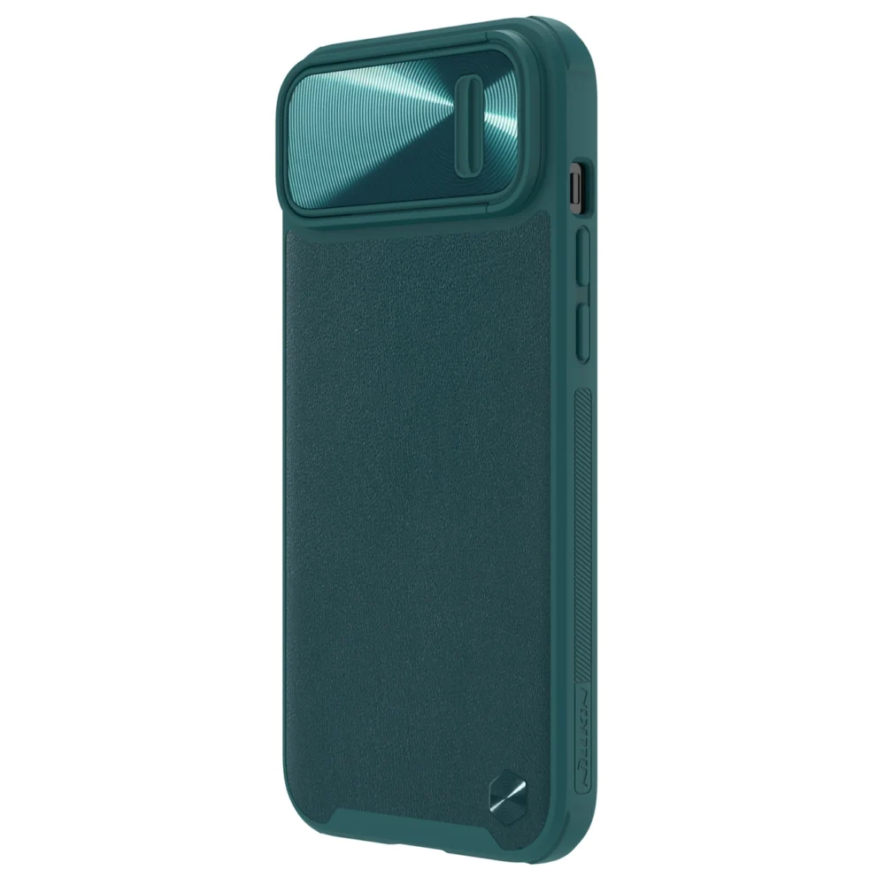 Nillkin CamShield Leather S Case iPhone 14 case cover with camera cover greeneng