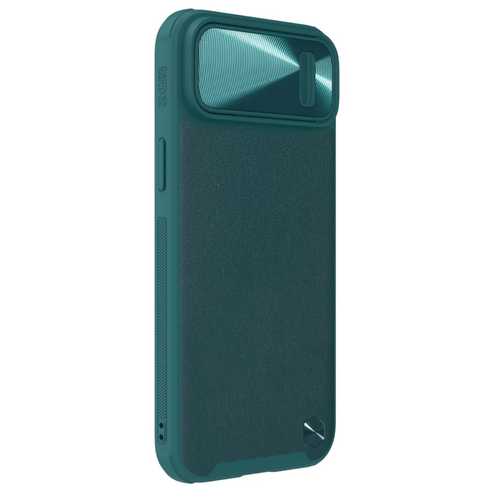 Nillkin CamShield Leather S Case iPhone 14 case cover with camera cover greeneng