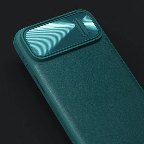 Nillkin CamShield Leather S Case iPhone 14 case cover with camera cover greeneng