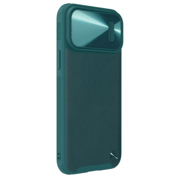 Nillkin CamShield Leather S Case iPhone 14 Pro Max case with camera cover greeneng