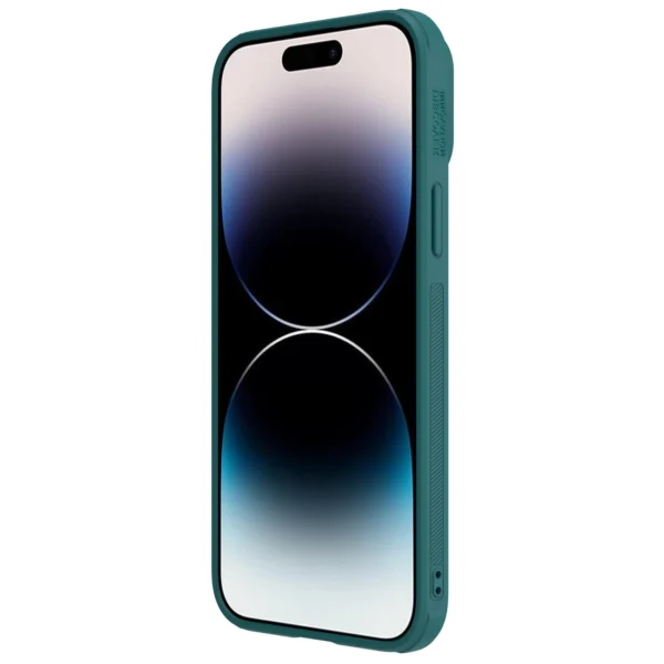 Nillkin CamShield Leather S Case iPhone 14 Pro Max case with camera cover greeneng