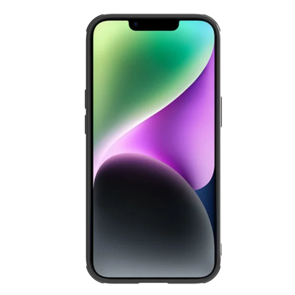 Nillkin Synthetic Fiber S Case iPhone 14 Plus case with camera cover, blackeng