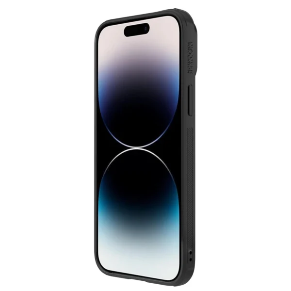 Nillkin Synthetic Fiber S Case iPhone 14 Pro Max case with camera cover, blackeng