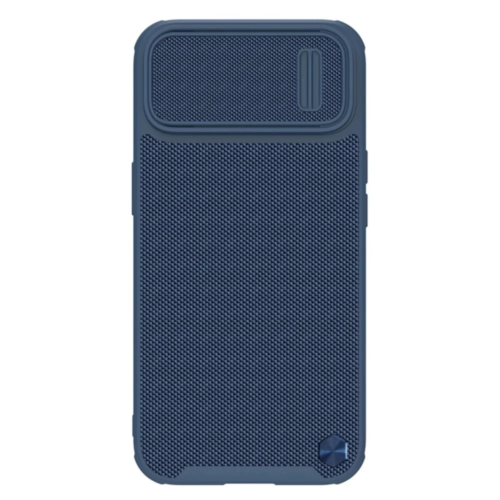 Nillkin Textured S Case for iPhone 14, armored cover with camera cover, blueeng