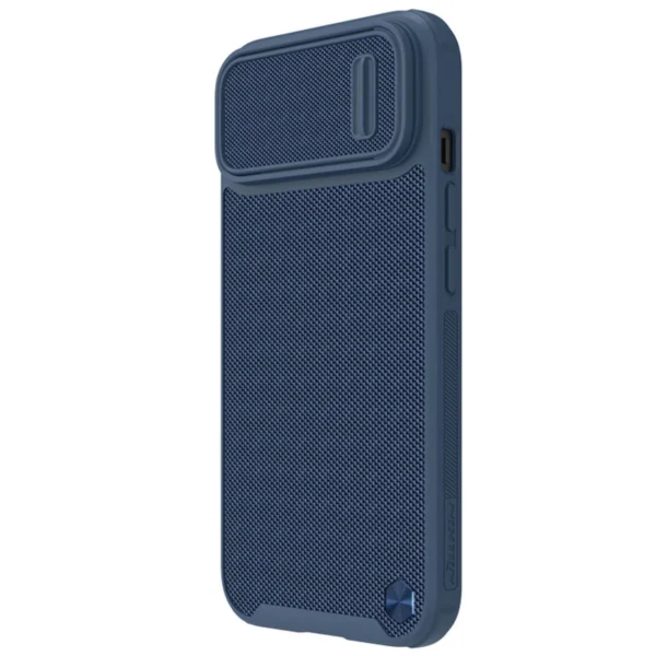 Nillkin Textured S Case for iPhone 14, armored cover with camera cover, blueeng