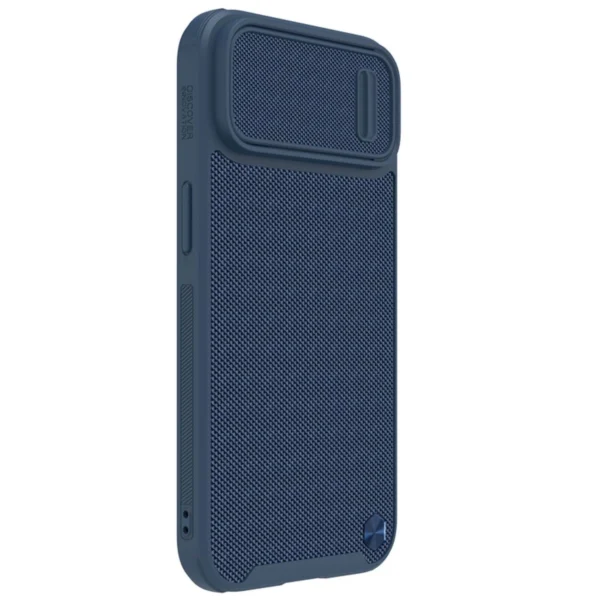 Nillkin Textured S Case for iPhone 14, armored cover with camera cover, blueeng