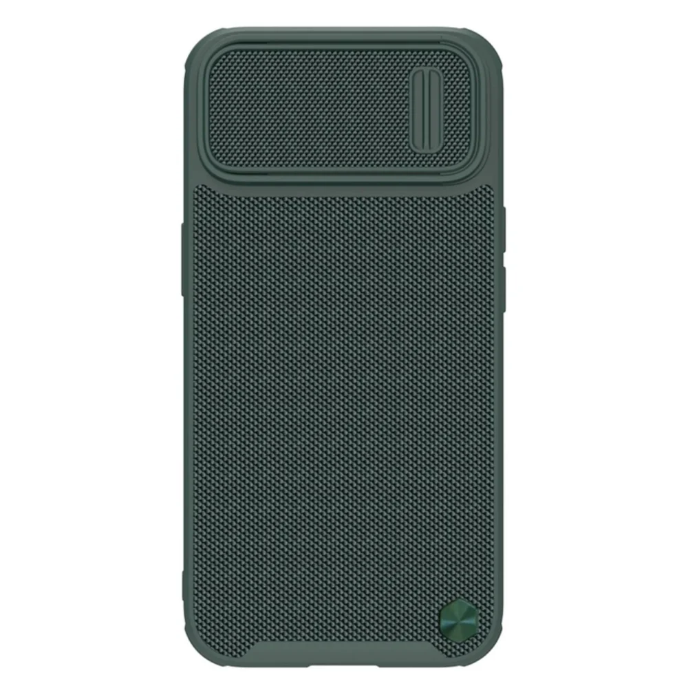Nillkin Textured S Case for iPhone 14, armored cover with camera cover, greeneng