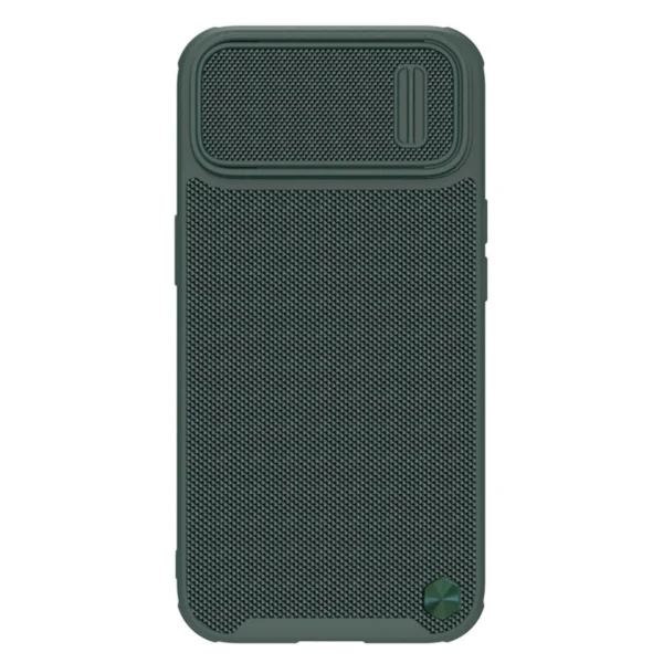 Nillkin Textured S Case for iPhone 14, armored cover with camera cover, greeneng