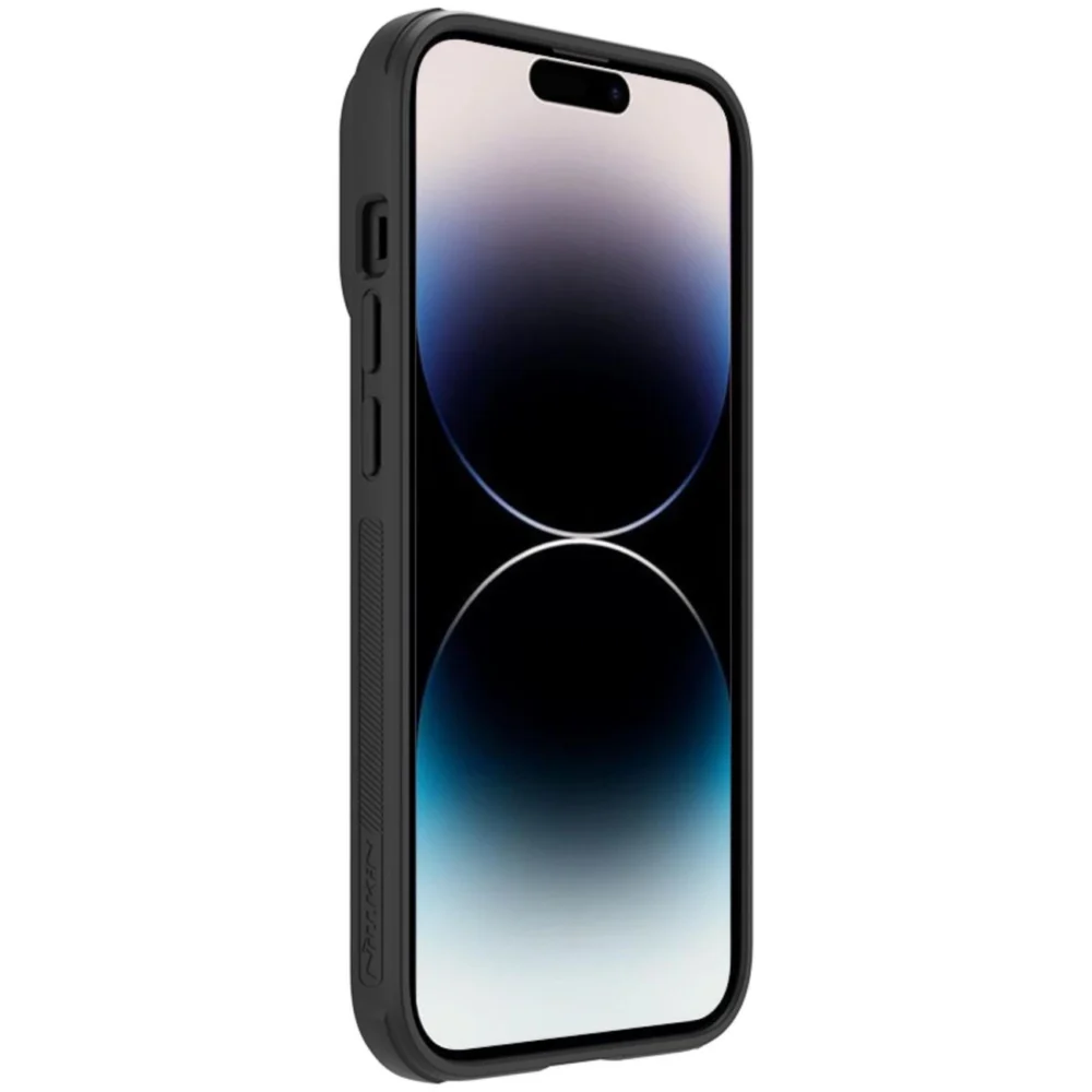 Nillkin Textured S Case iPhone 14 Pro armored cover with camera cover, blackeng