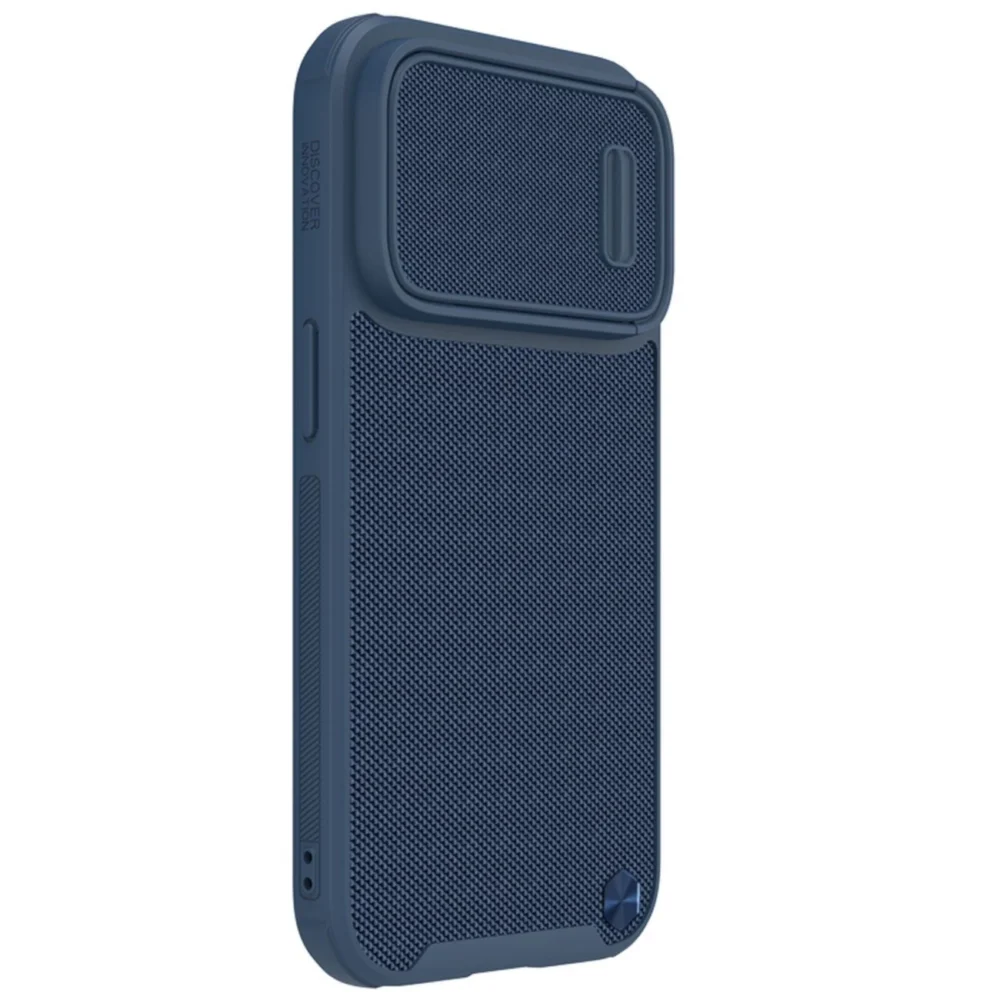 Nillkin Textured S Case for iPhone 14 Pro, armored cover with camera cover, blueeng