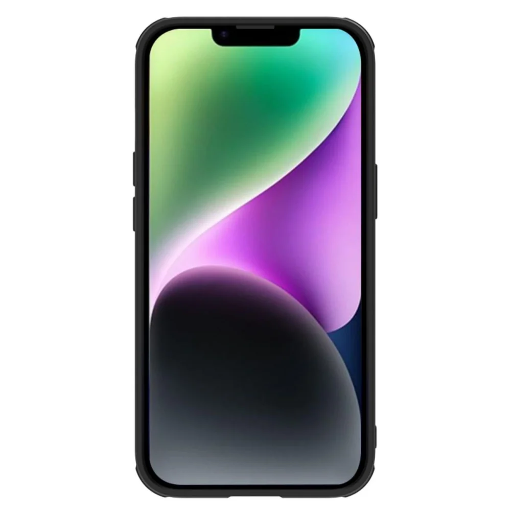 Nillkin Textured S Case iPhone 14 Plus armored cover with camera cover, blackeng