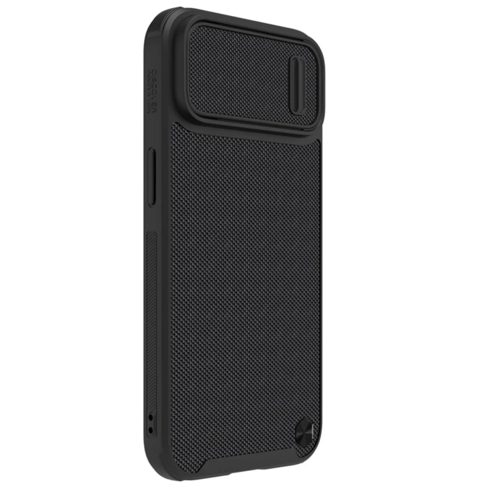 Nillkin Textured S Case iPhone 14 Plus armored cover with camera cover, blackeng