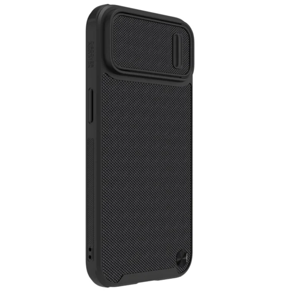Nillkin Textured S Case iPhone 14 Plus armored cover with camera cover, blackeng