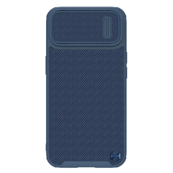 Nillkin Textured S Case for iPhone 14 Plus, armored cover with camera cover, blueeng
