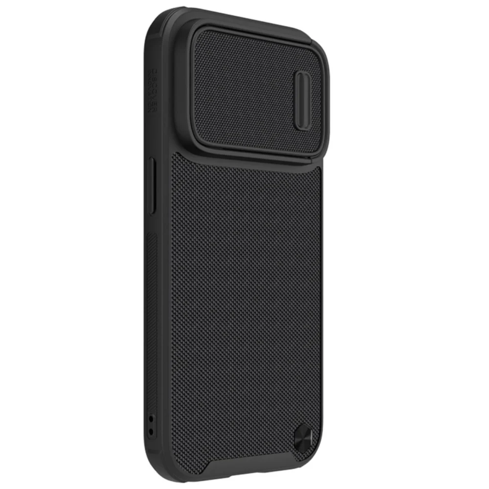 Nillkin Textured S Case iPhone 14 Pro Max case with camera cover blackeng