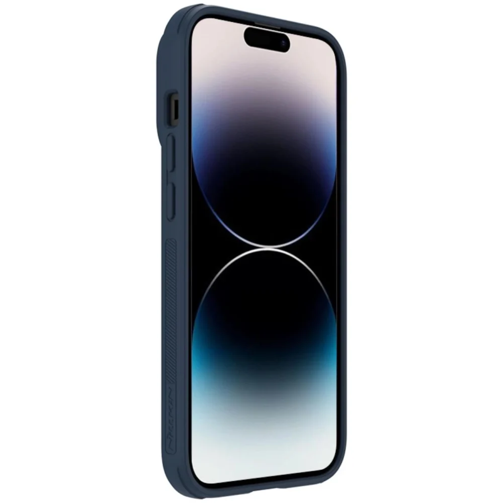 Nillkin Textured S Case iPhone 14 Pro Max armored cover with camera cover blueeng