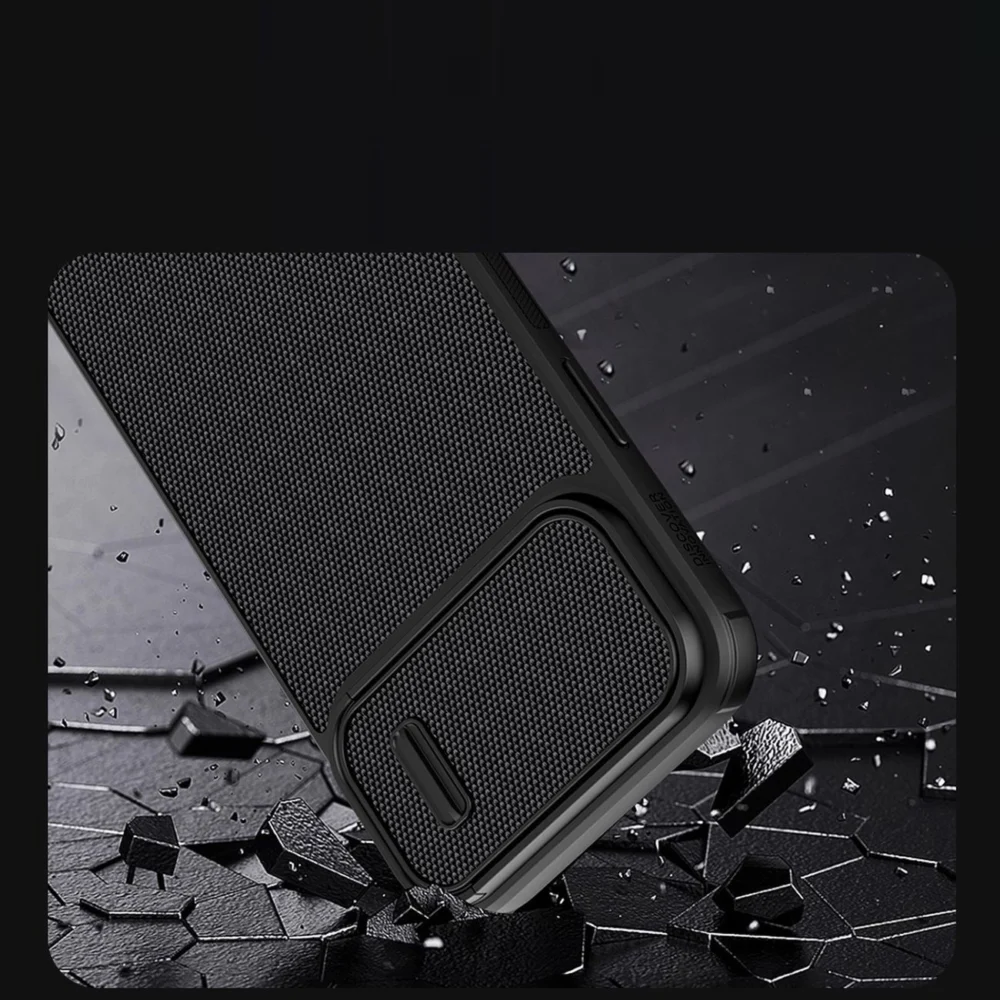 Nillkin Textured S Case iPhone 14 Pro Max armored cover with camera cover blueeng