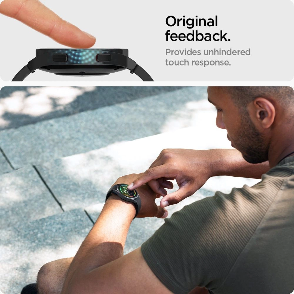 Spigen Glas.tR EZ Fit tempered glass for Samsung Galaxy Watch 4 / 5 (40 mm) - 2 pcs.eng