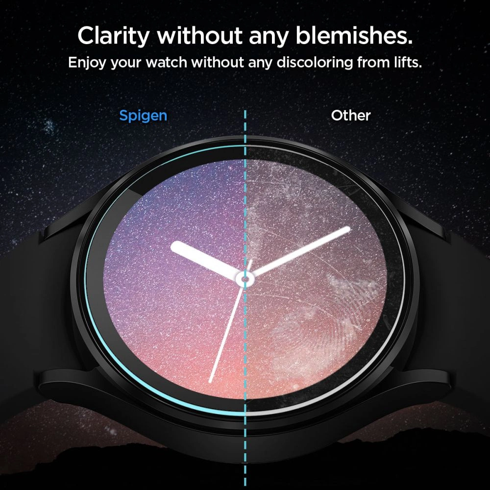 Spigen Glas.tR EZ Fit Tempered Glass for Samsung Galaxy Watch 5 Pro (45 mm) - 2 pcs.eng