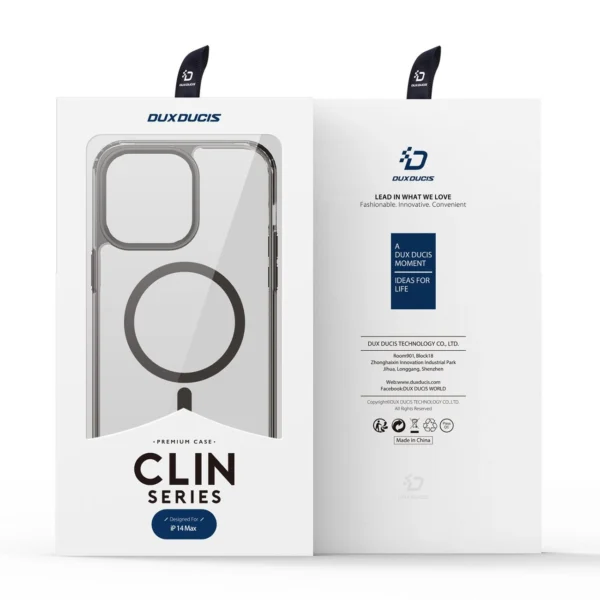 Dux Ducis Clin2 case for iPhone 14 Plus magnetic cover MagSafe grayeng