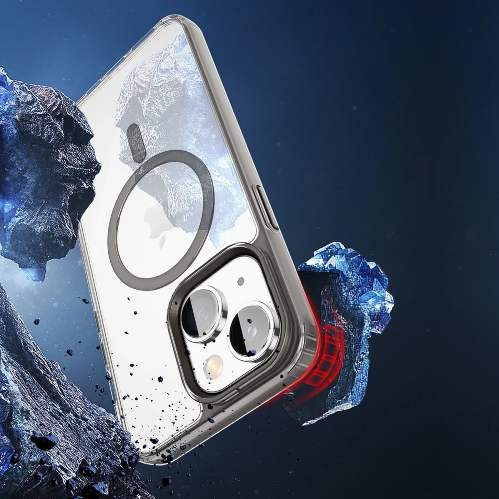 Dux Ducis Clin2 case for iPhone 14 Plus magnetic cover MagSafe grayeng