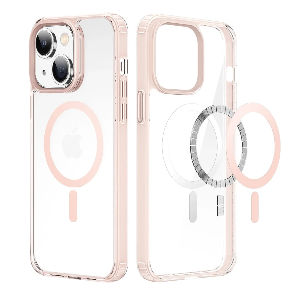 Dux Ducis Clin2 case for iPhone 14 Plus magnetic MagSafe cover pinkeng