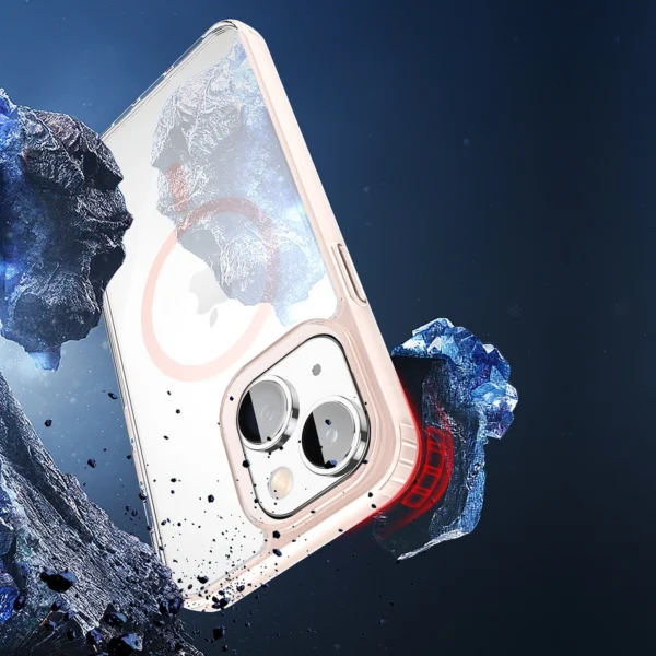 Dux Ducis Clin2 case for iPhone 14 Plus magnetic MagSafe cover pinkeng