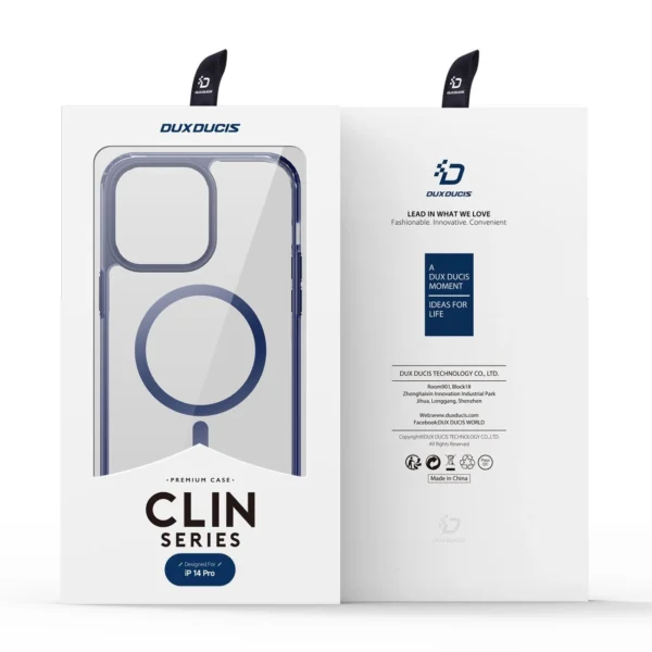 Dux Ducis Clin2 case for iPhone 14 Pro magnetic MagSafe cover blueeng