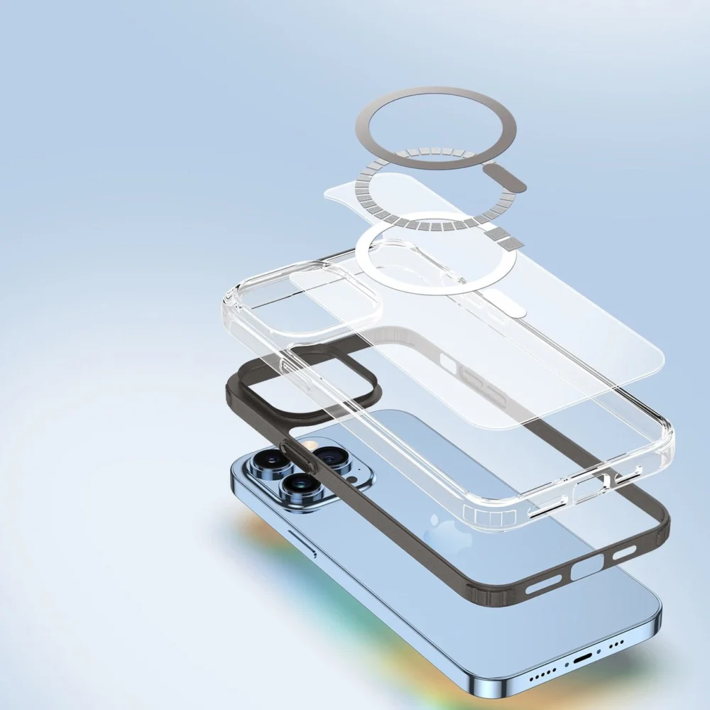 Dux Ducis Clin2 case for iPhone 14 Pro magnetic MagSafe cover blueeng
