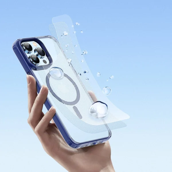 Dux Ducis Clin2 case for iPhone 14 Pro magnetic MagSafe cover blueeng