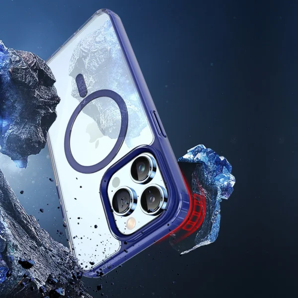 Dux Ducis Clin2 case for iPhone 14 Pro magnetic MagSafe cover blueeng