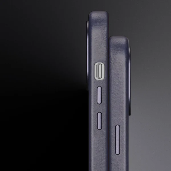 Dux Ducis Naples case for iPhone 14 magnetic leather case MagSafe blueeng