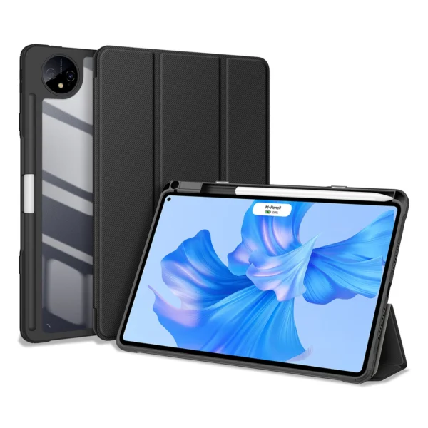Dux Ducis Toby Case for Huawei MatePad Pro 11'' (2022) Cover with S Pen Pen Smart Cover Stand Blackeng