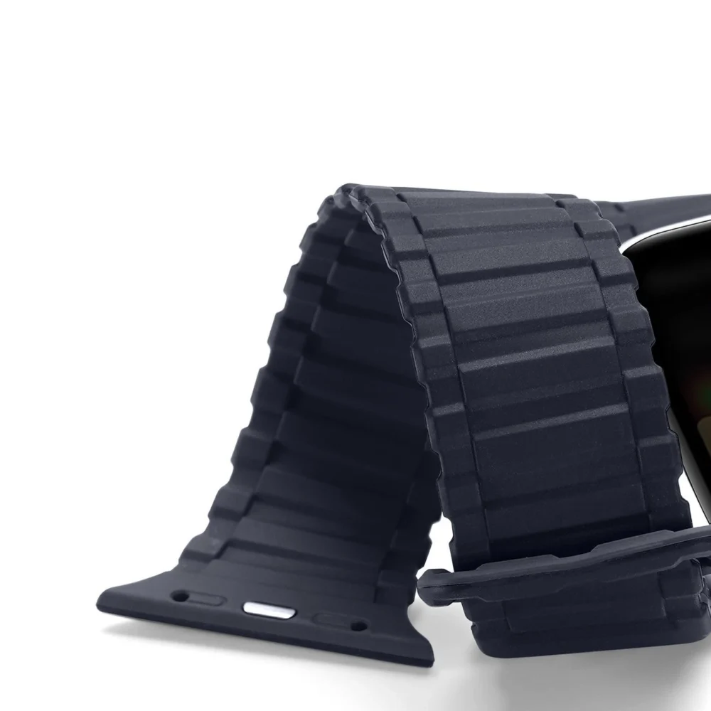 Dux Ducis Strap (Armor Version) Apple Watch SE strap, 9, 8, 7, 6, 5, 4, 3, 2, 1 (41, 40, 38 mm) silicone magnetic band bracelet blueeng