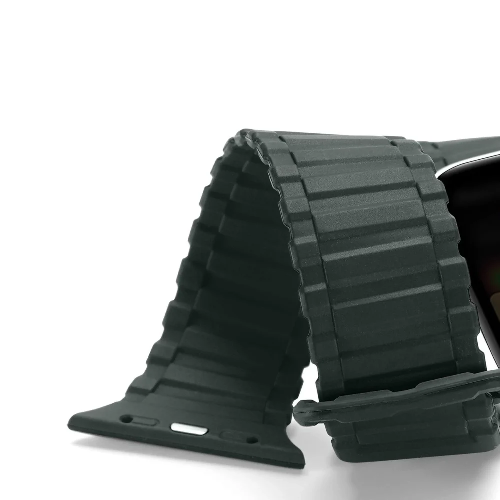 Dux Ducis Strap (Armor Version) strap Apple Watch Ultra, SE, 9, 8, 7, 6, 5, 4, 3, 2, 1 (49, 45, 44, 42 mm) silicone magnetic strap bracelet greeneng