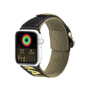 Dux Ducis Strap (Outdoor Version) Apple Watch Ultra strap, SE, 9, 8, 7, 6, 5, 4, 3, 2, 1 (49, 45, 44, 42 mm) nylon strap yellow braceleteng