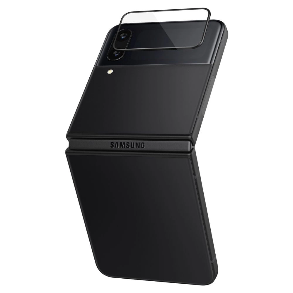 Spigen Glas.tR EZ Fit FC Tempered Glass with Hinge Film for Samsung Galaxy Z Flip 4 - Black 2 pcs.eng