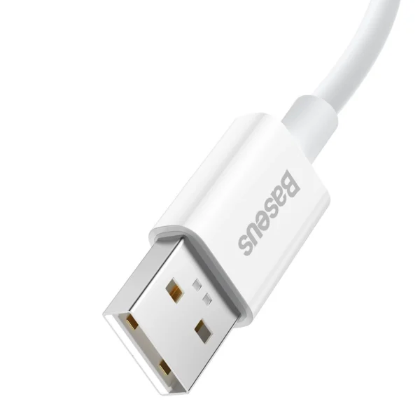 Baseus Superior Series SUPERVOOC USB-A to USB-C 65W 1m cable whiteeng
