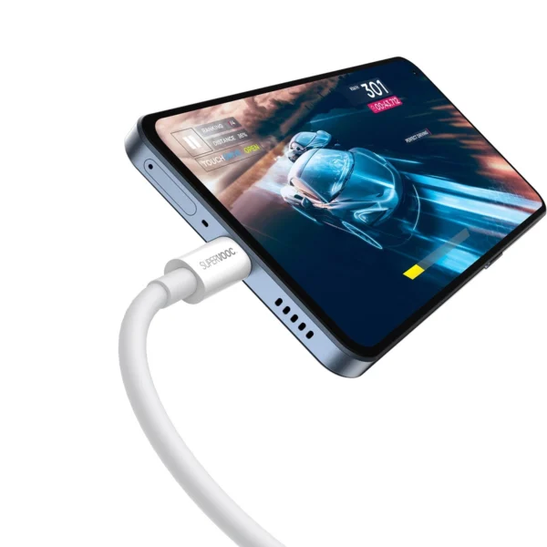 Baseus Superior Series SUPERVOOC USB-A to USB-C 65W 1m cable whiteeng