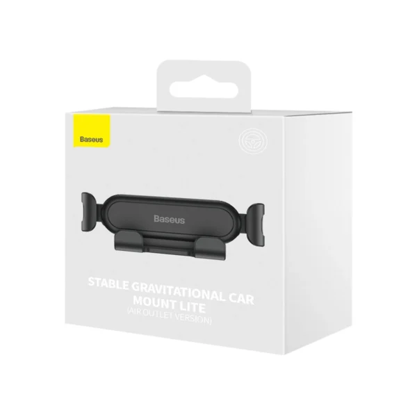 Baseus Gravity Air Vent Car Phone Holder (Air Outlet Version) black (SUWX010001)eng