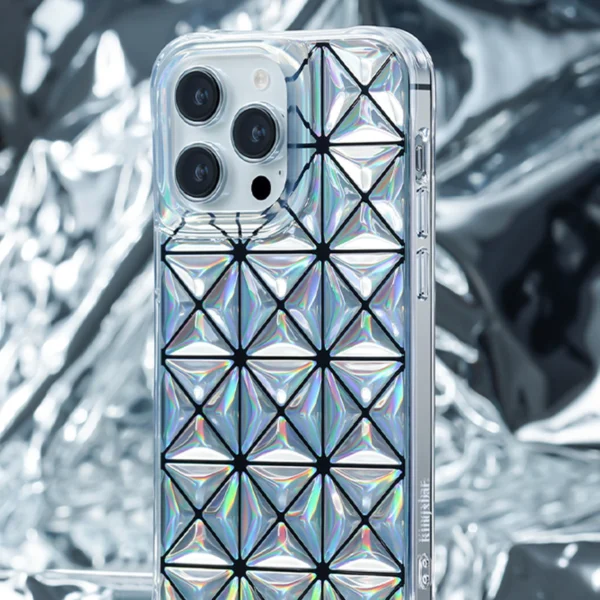 Kingxbar Miya Series case for iPhone 14 cover back cover laser coloreng